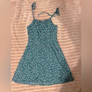 SHEIN Green Floral Sundress
